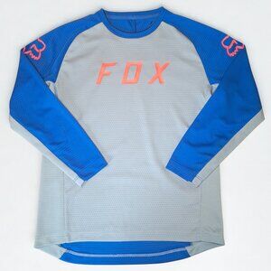 Fox Youth Defend Jersey Size YS Long Sleeve Mountain Bike BMX Jersey Grey
